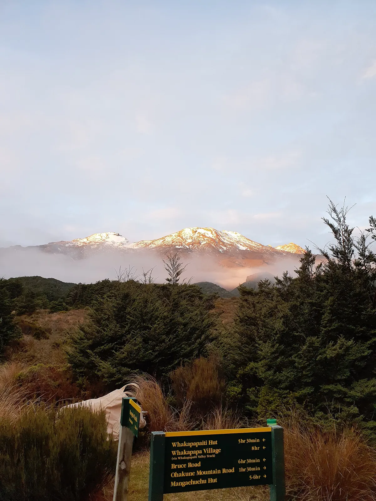 Ruapehu sunrise